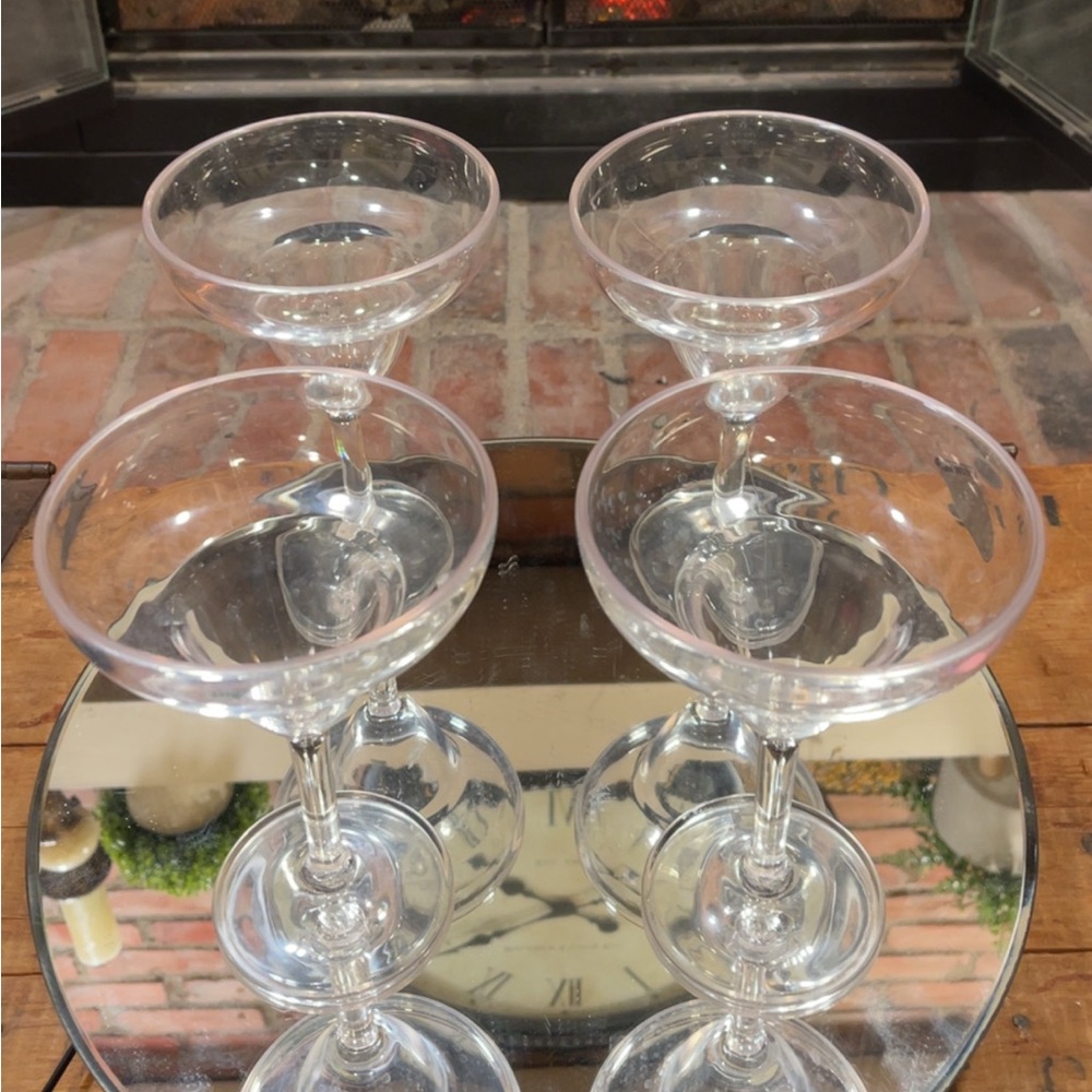 EC - 4 - Plastic Margarita Glasses
